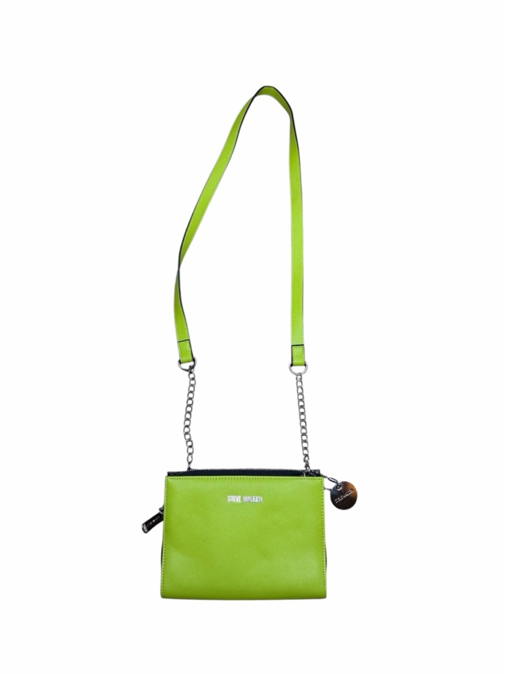 Steve Madden Neon Green Folio Crossbody Bag